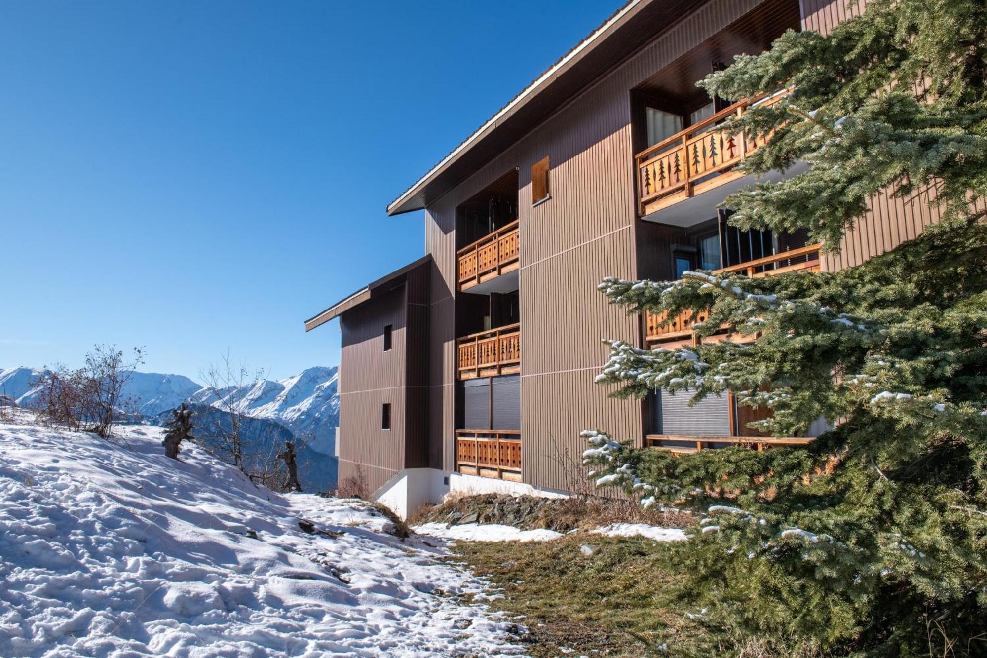Appartement Confortable A L'Alpe D'Huez De 27 M² Avec Vue Montagne Dış mekan fotoğraf